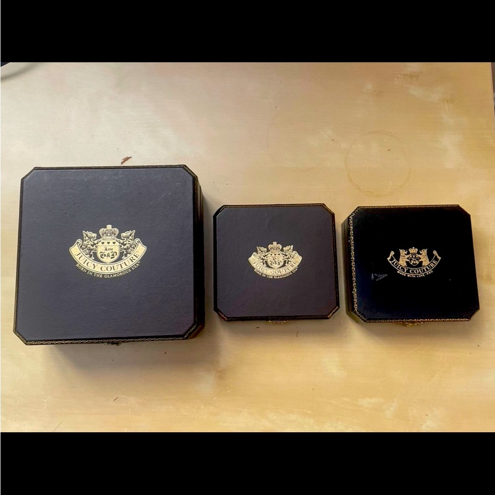Lot of 3 EMPTY Juicy Couture Boxes